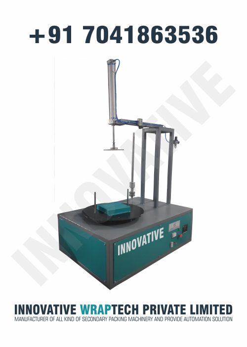 Box Stretch Wrapping Machine With Power Pre-Stretch for secure industrial carton packaging