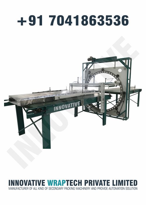 Heavy Duty Big Ring Stretch Wrapping Machine for packaging oversized industrial products with stretch film